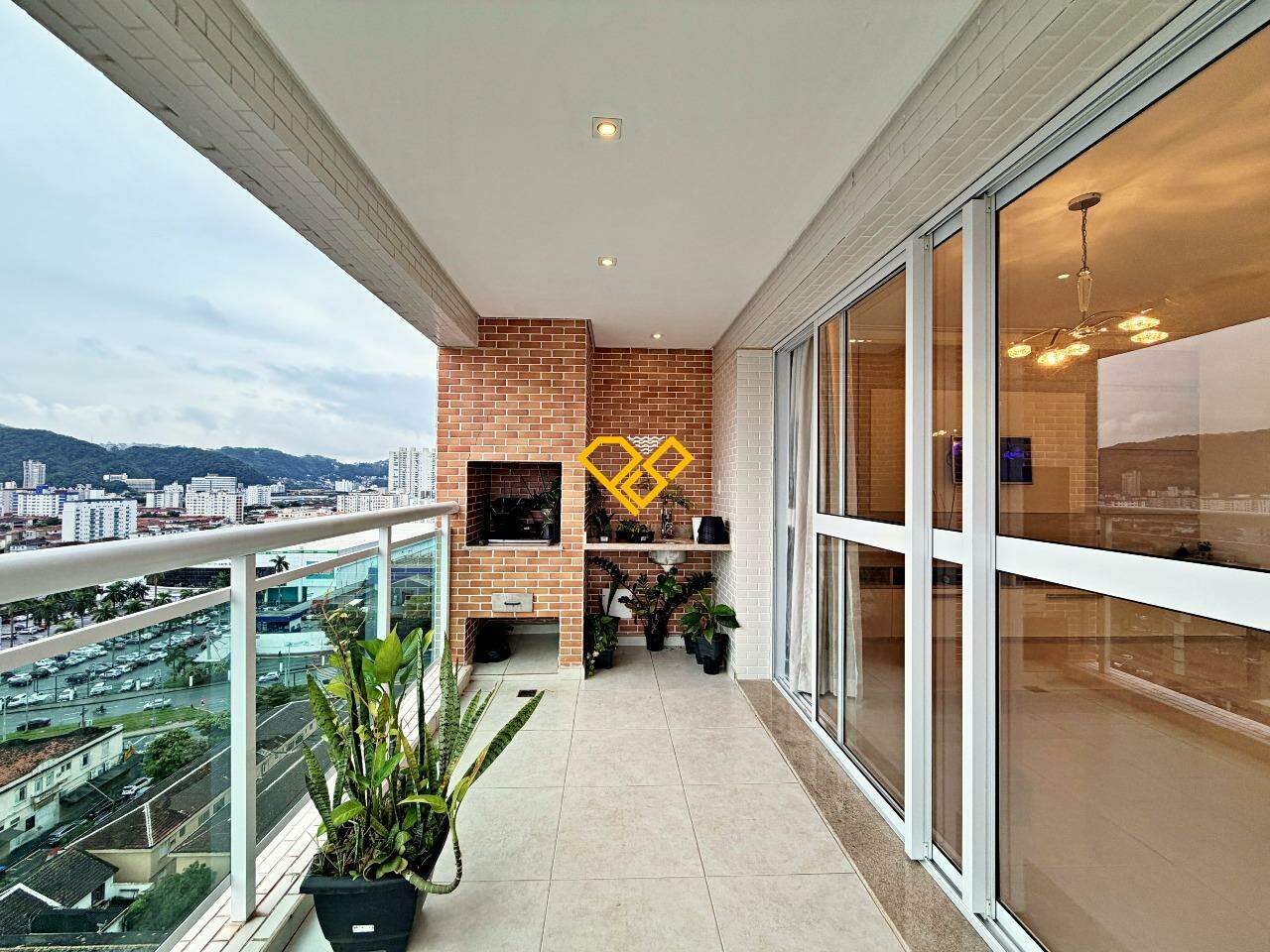 Apartamento à venda no Gonzaga: Varanda