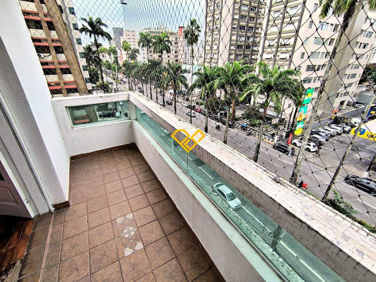 Apartamento à venda no Gonzaga: Varanda