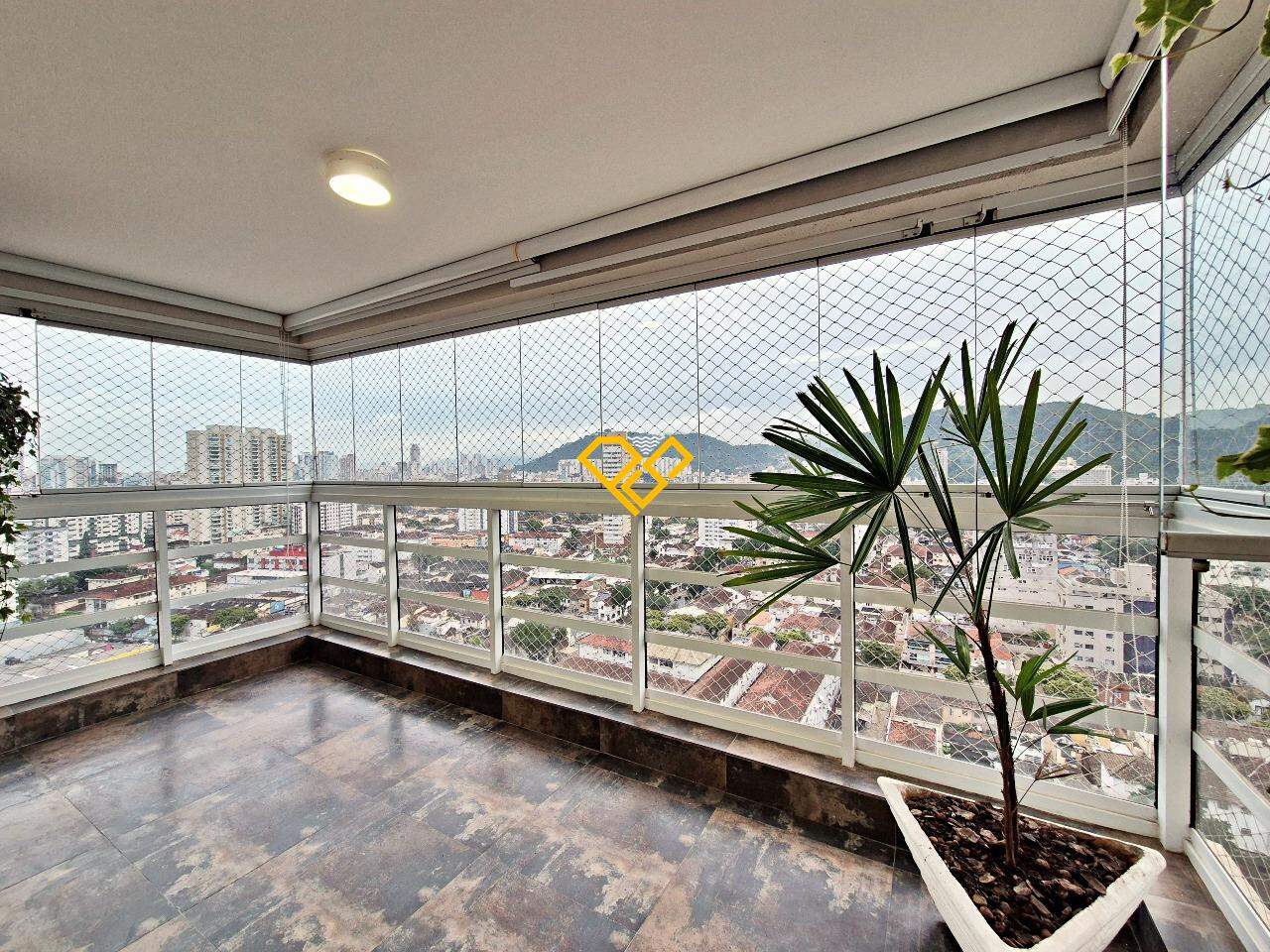 Apartamento para aluguel no Vila Belmiro: Varanda