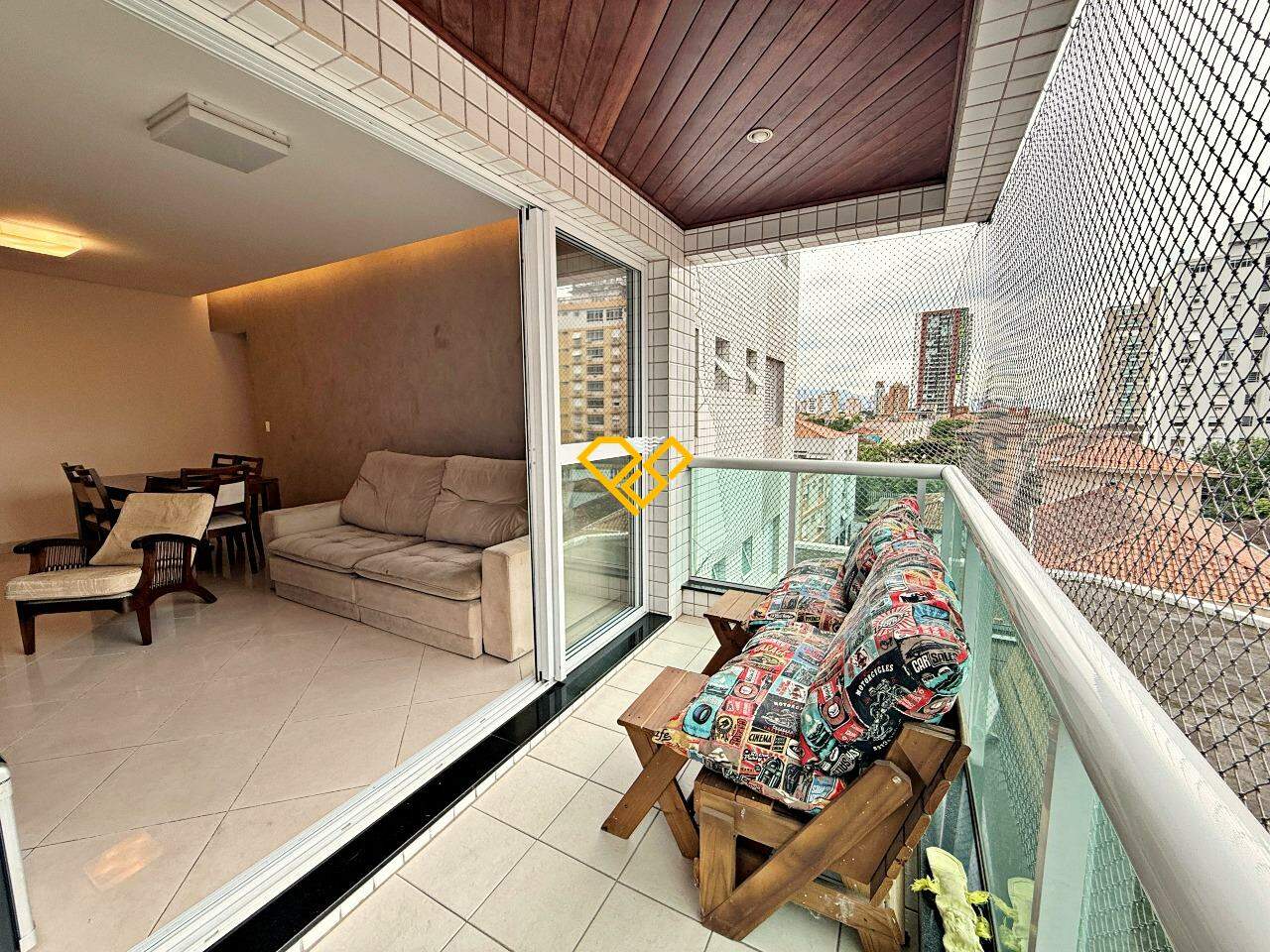 Apartamento à venda no Aparecida: Varanda