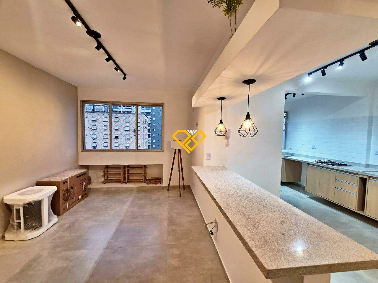 Apartamento à venda no Embaré: Sala