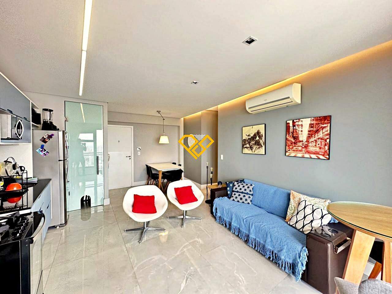 Apartamento à venda no Pompéia: Sala e cozinha