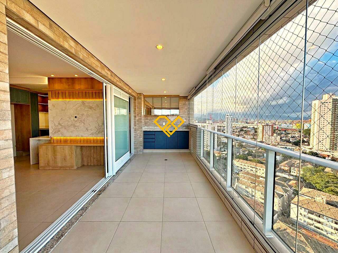 Apartamento à venda no Ponta da Praia: Varanda