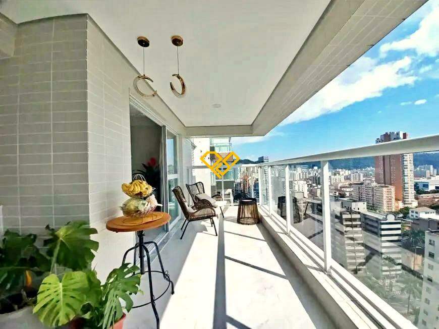 Apartamento à venda no Gonzaga: Varanda