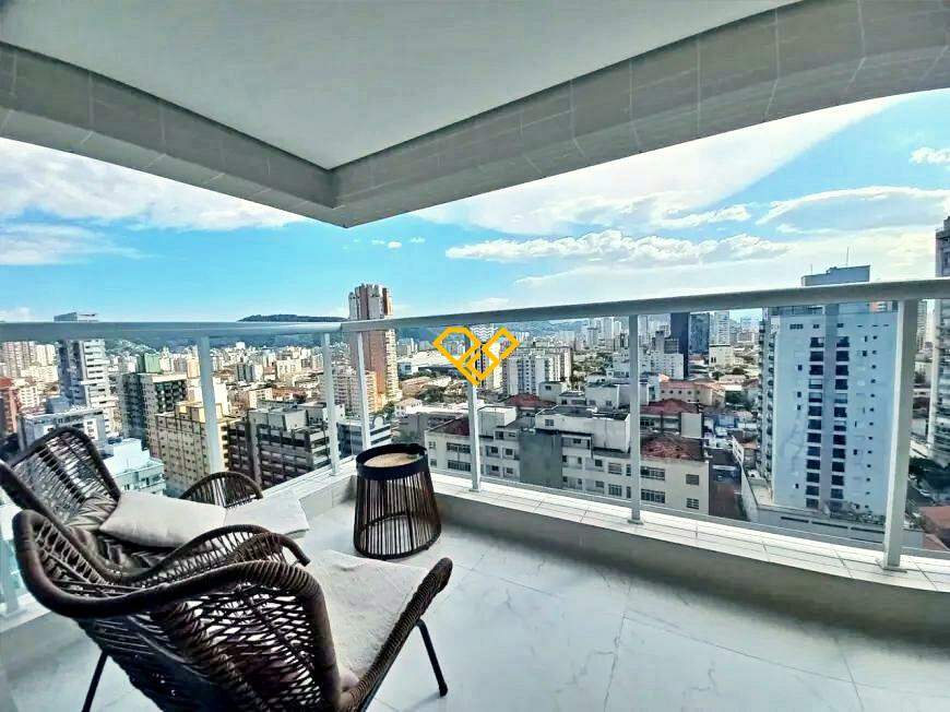 Apartamento à venda no Gonzaga: Varanda