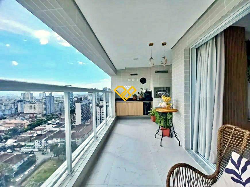 Apartamento à venda no Gonzaga: Varanda