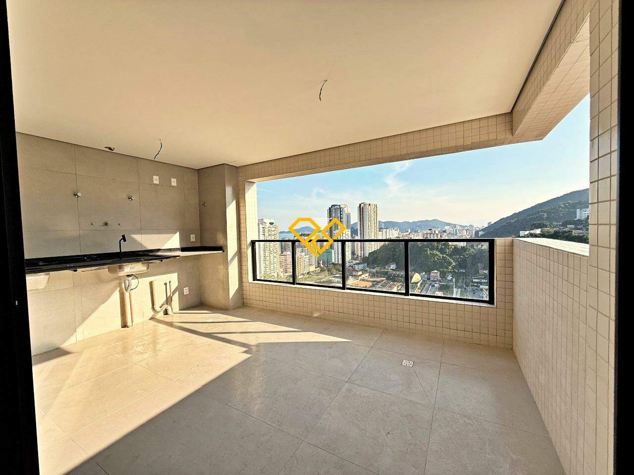 Apartamento à venda no José Menino: Varanda