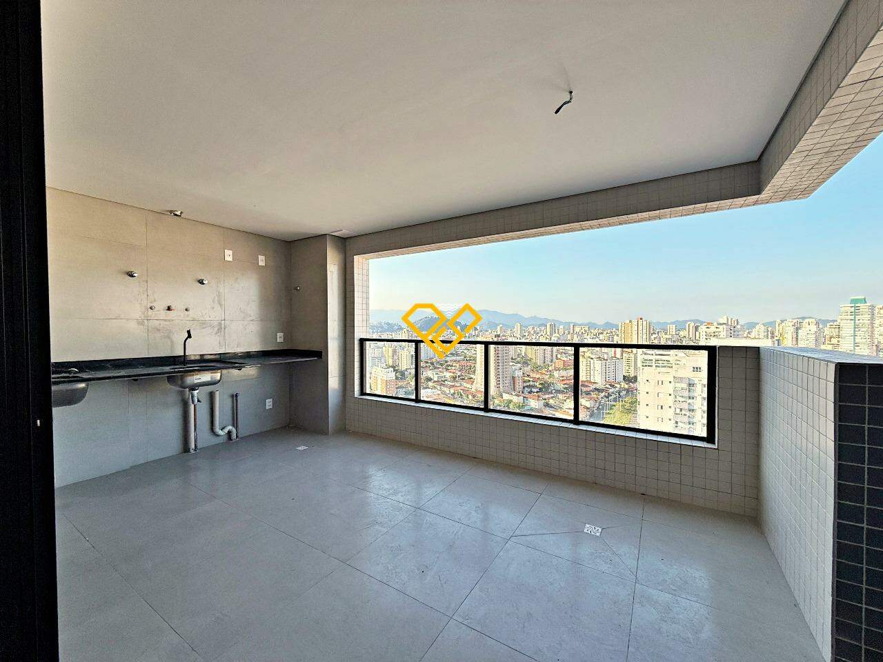 Apartamento à venda no José Menino: Varanda