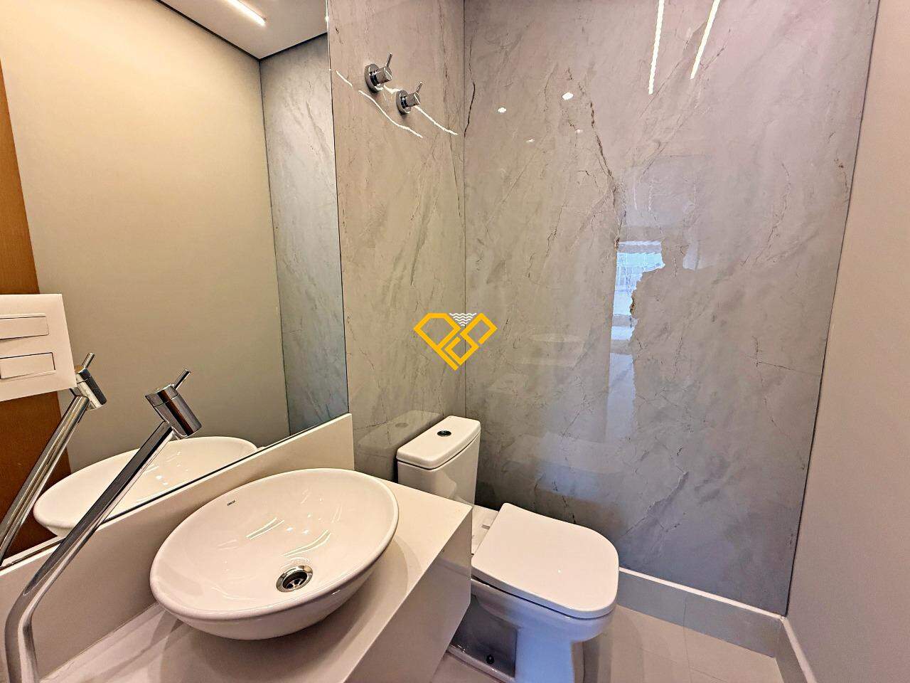 Apartamento para aluguel no Aparecida: Lavabo