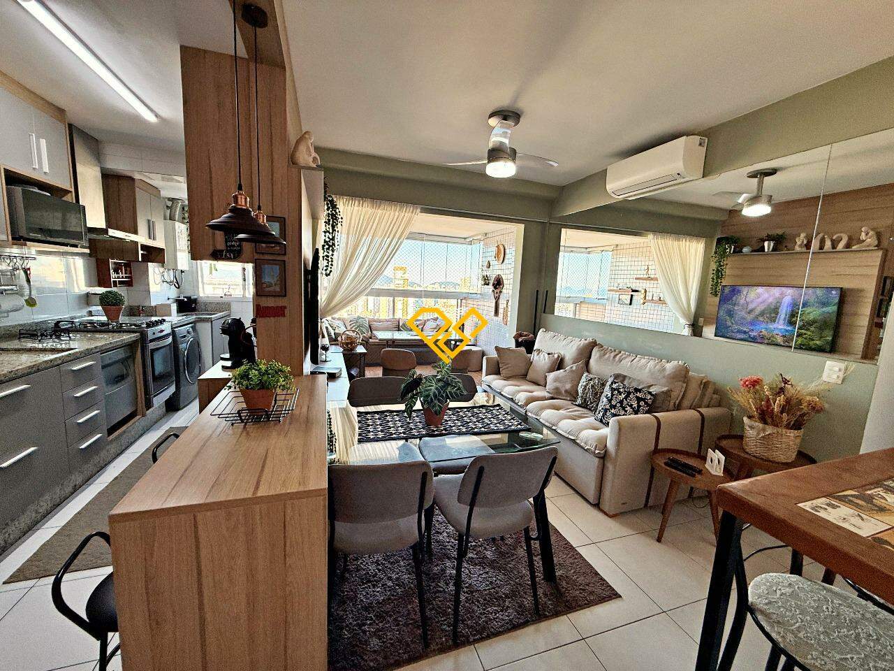 Apartamento para aluguel no Gonzaga: Sala