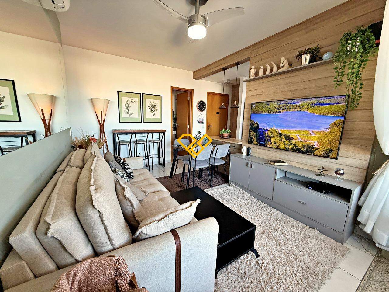 Apartamento para aluguel no Gonzaga: Sala