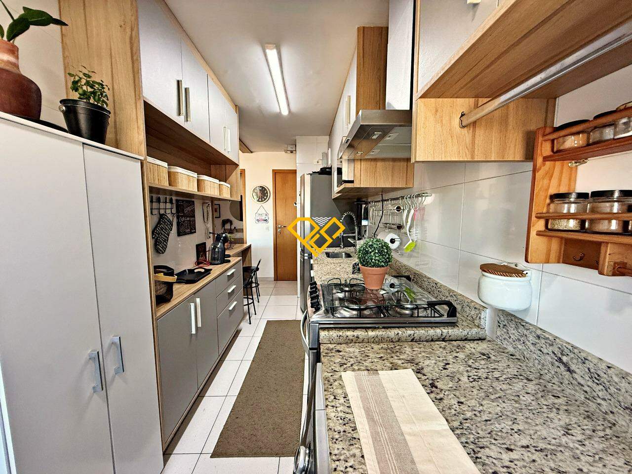 Apartamento para aluguel no Gonzaga: Cozinha
