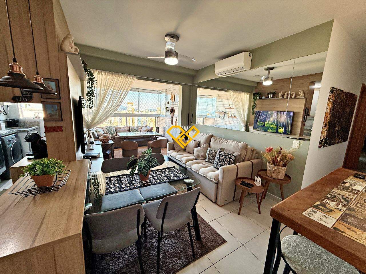 Apartamento para aluguel no Gonzaga: Sala