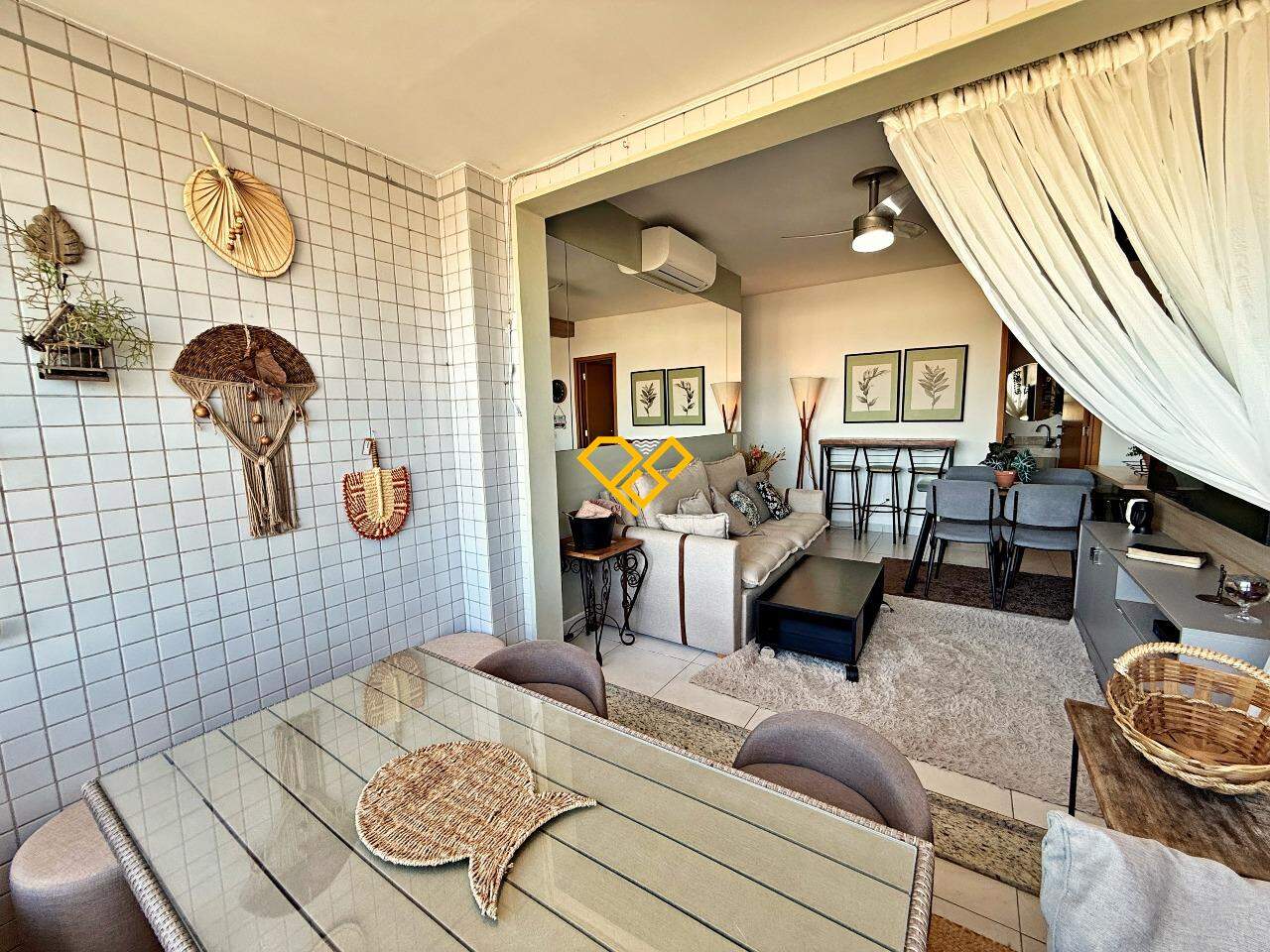 Apartamento para aluguel no Gonzaga: Varanda
