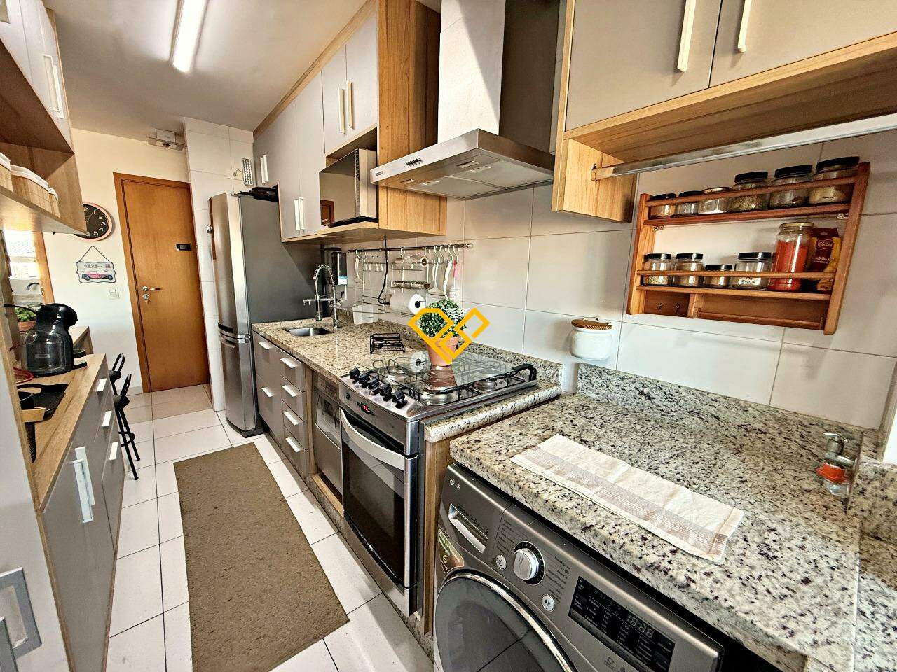 Apartamento para aluguel no Gonzaga: Cozinha