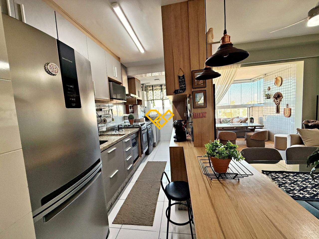 Apartamento para aluguel no Gonzaga: Cozinha