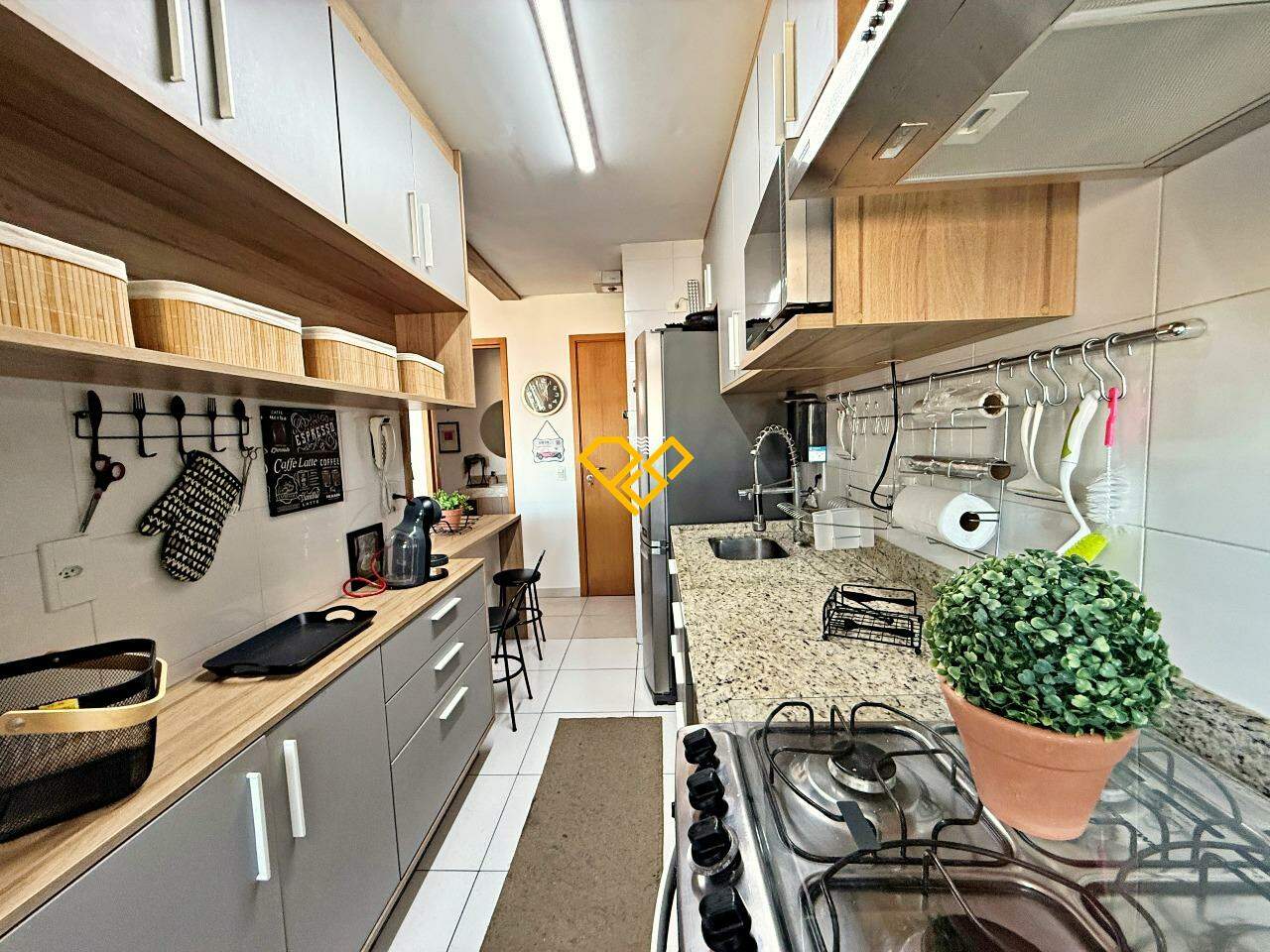 Apartamento para aluguel no Gonzaga: Cozinha