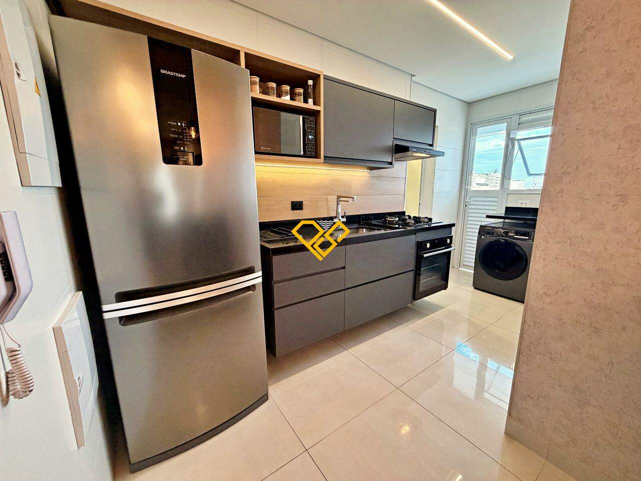 Apartamento para aluguel no Gonzaga: Cozinha