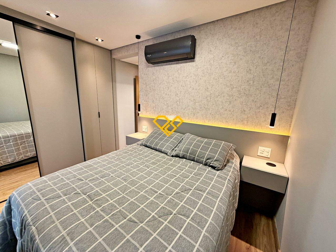 Apartamento para aluguel no Gonzaga: Dormitório 1 - suíte
