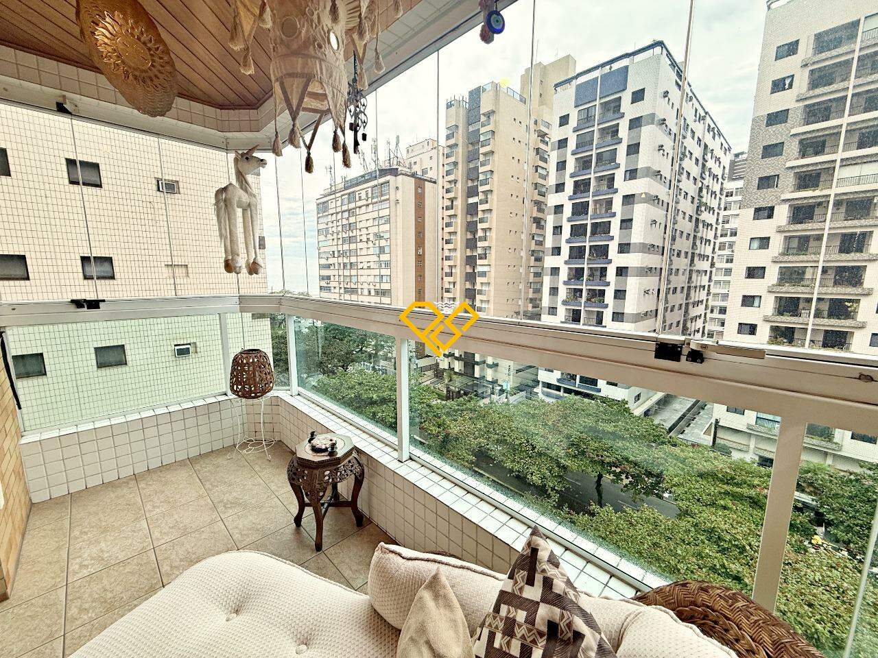 Apartamento à venda no Gonzaga: Varanda