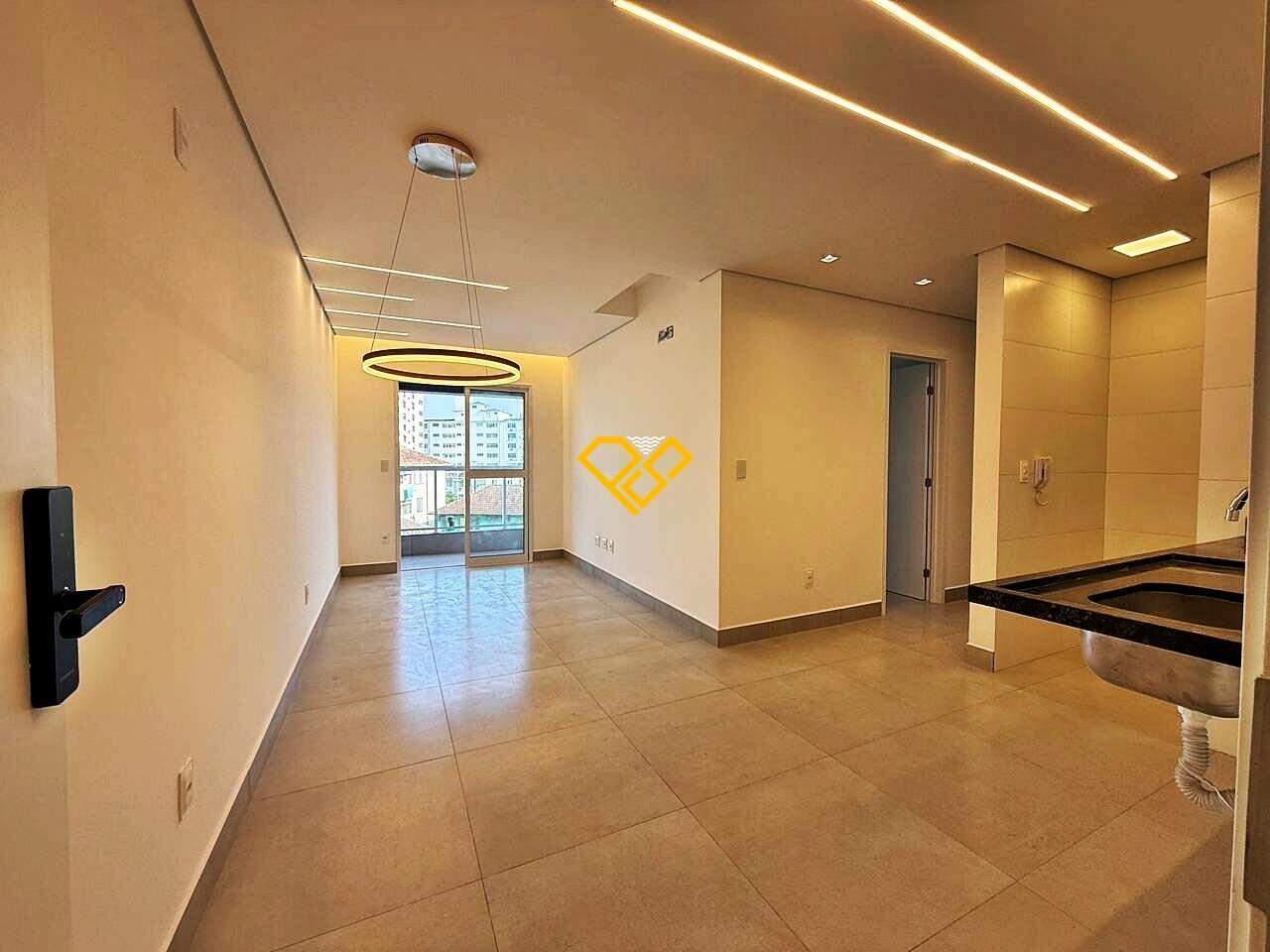 Apartamento à venda no Macuco: sala e cozinha