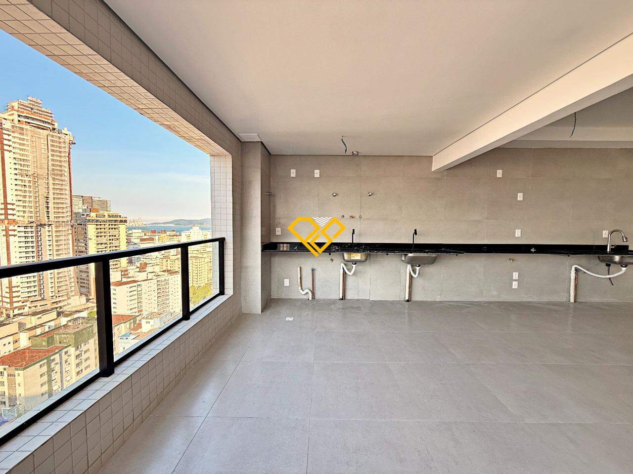 Apartamento à venda no José Menino: Varanda
