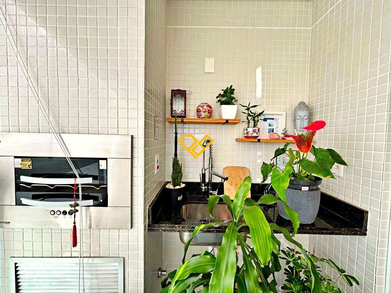 Apartamento à venda no Vila Rica: Varanda com churrasqueira