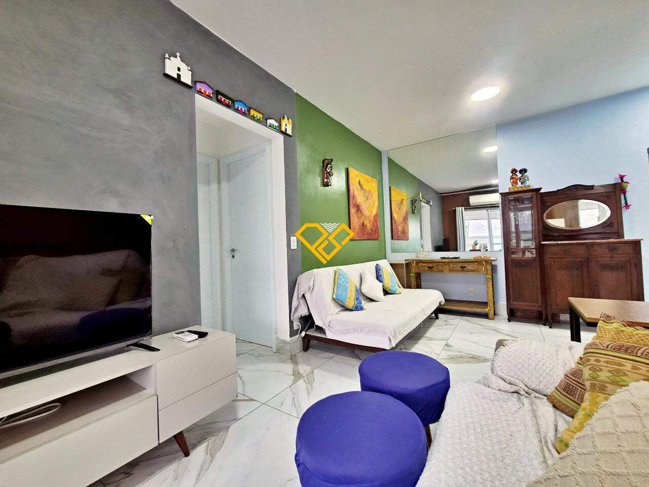 Apartamento à venda no José Menino: Sala