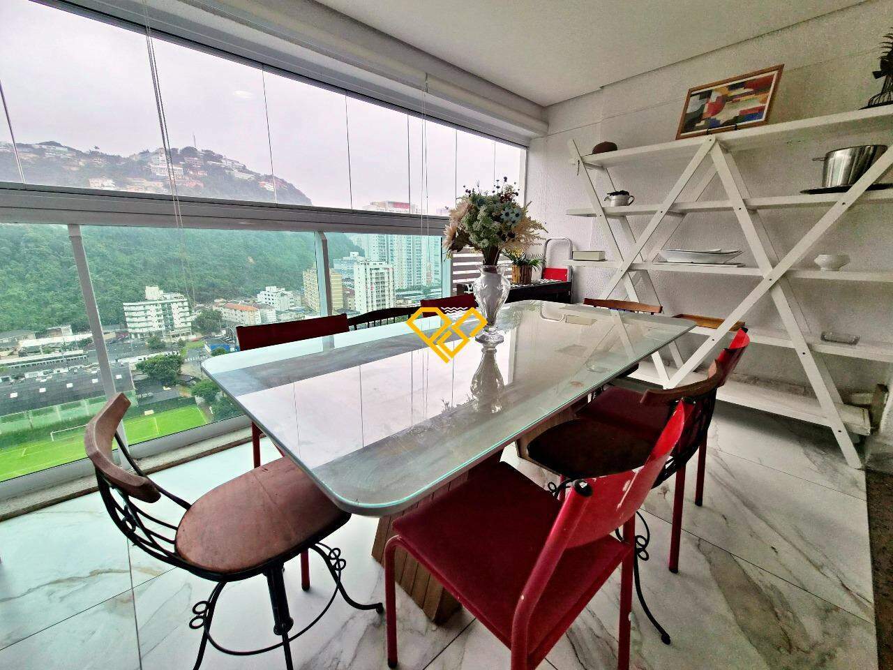 Apartamento à venda no José Menino: Varanda