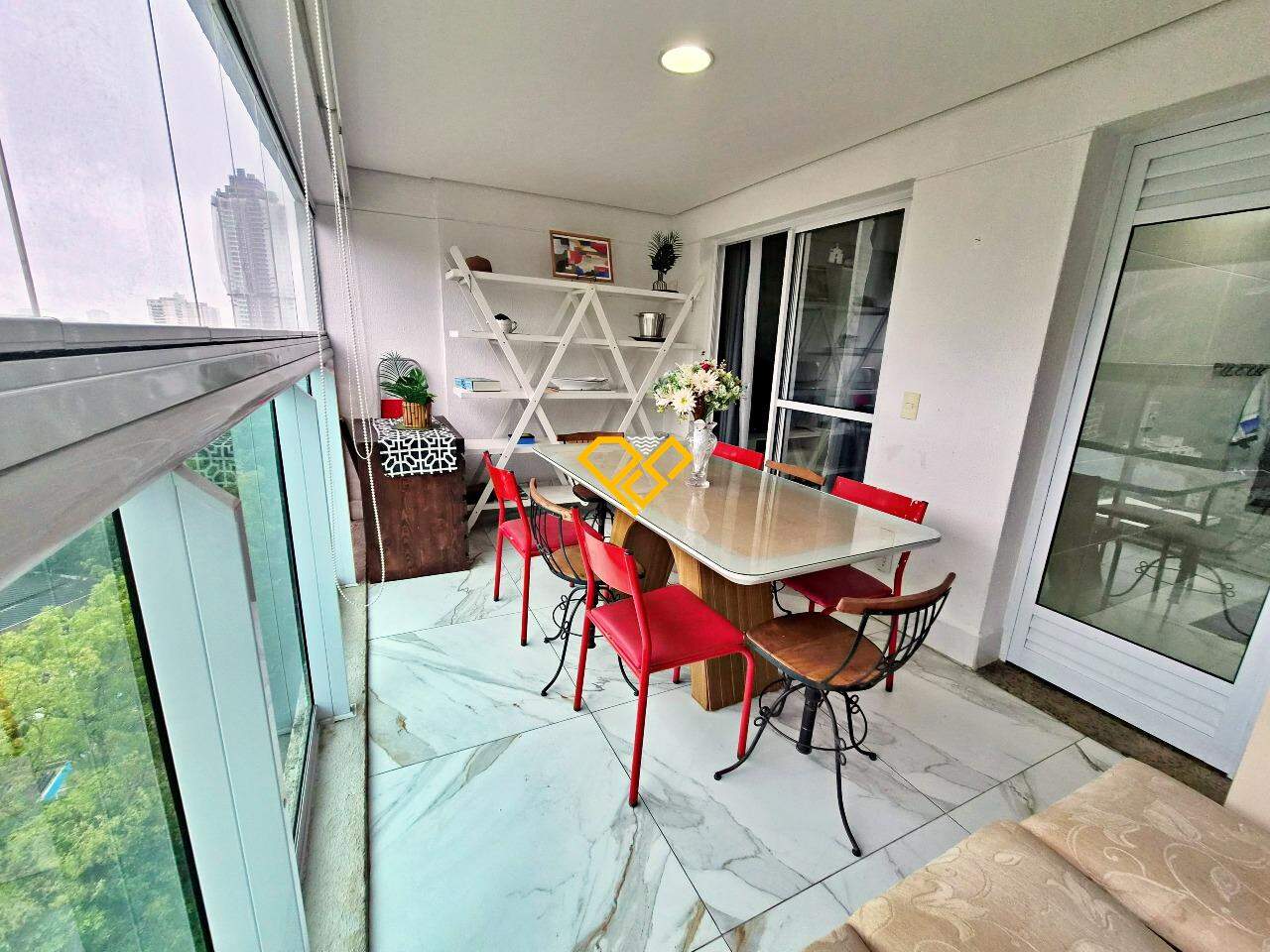 Apartamento à venda no José Menino: Varanda