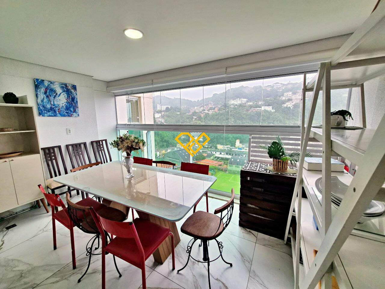 Apartamento à venda no José Menino: Varanda