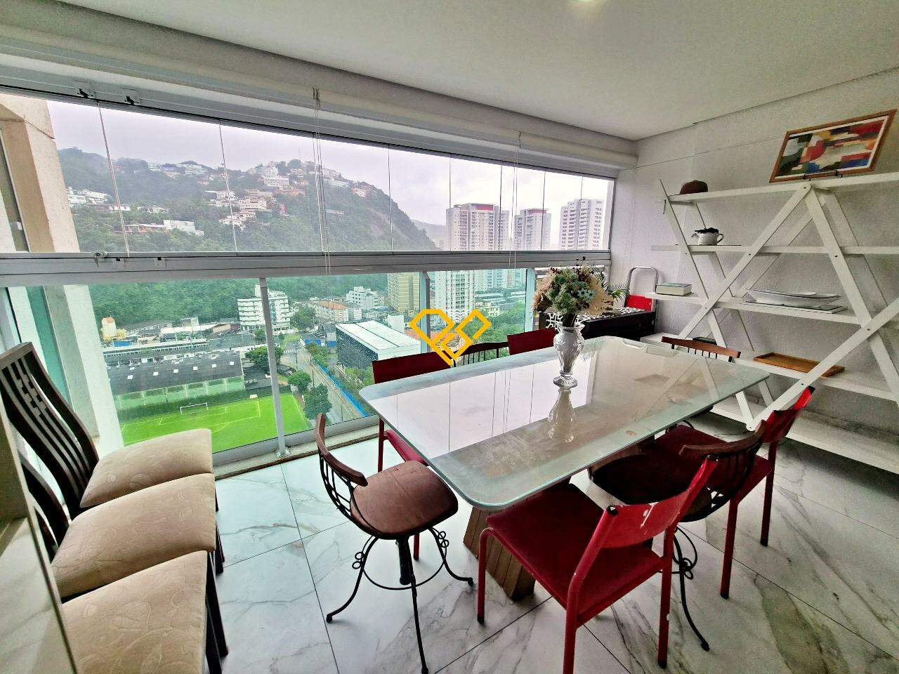 Apartamento à venda no José Menino: Varanda