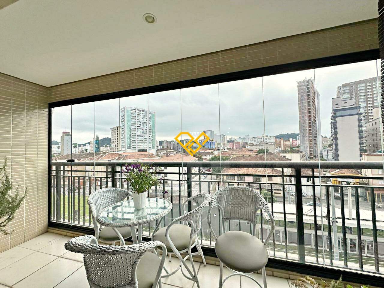 Apartamento à venda no Gonzaga: Varanda