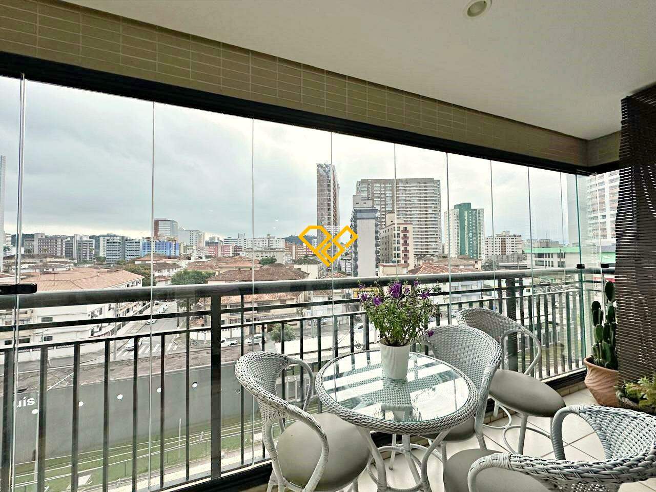 Apartamento à venda no Gonzaga: Varanda
