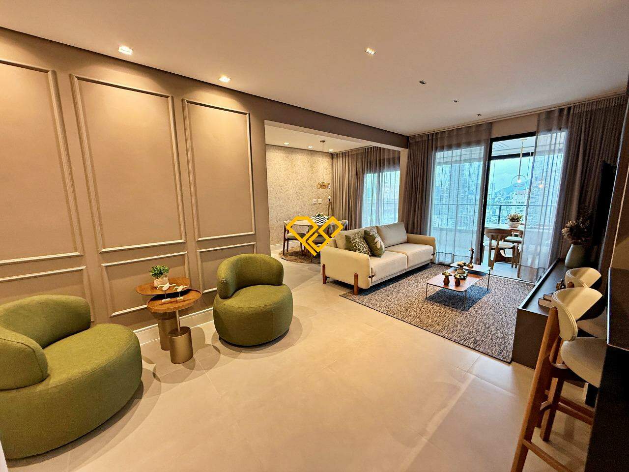 Apartamento à venda no Gonzaga: Sala