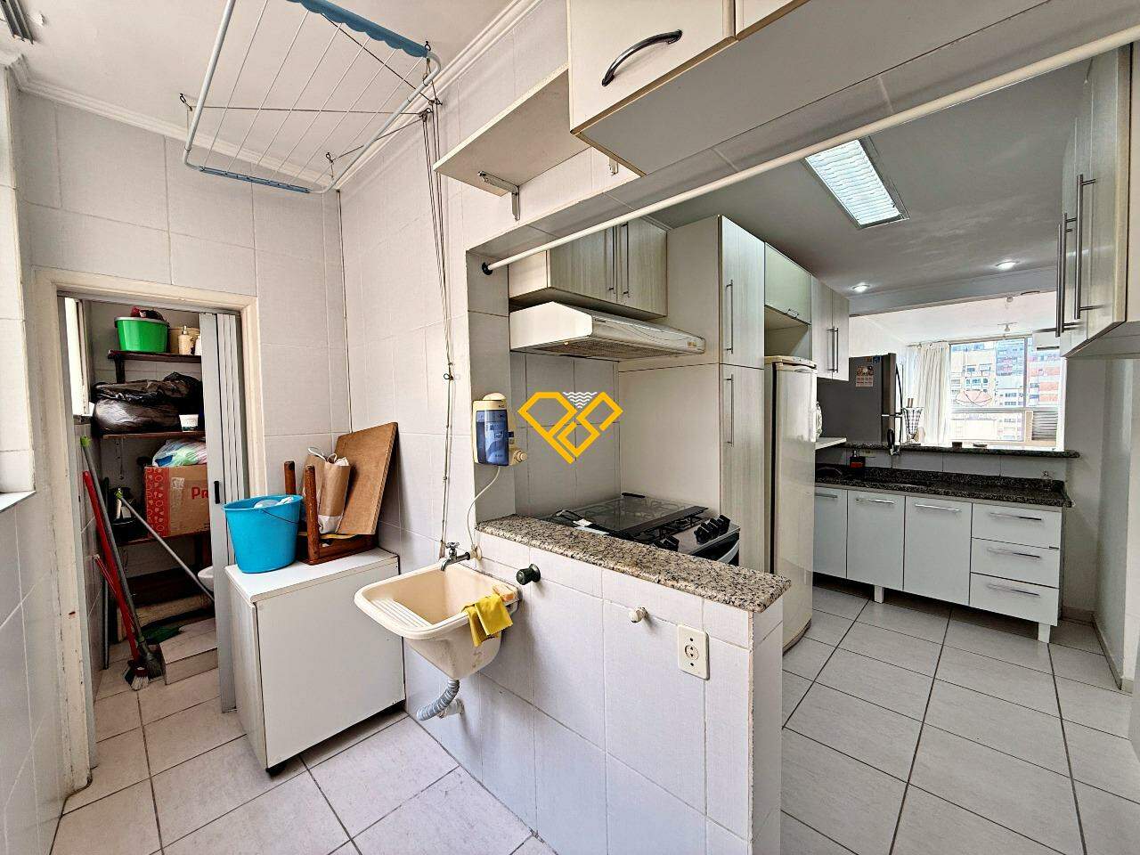Apartamento para aluguel no Aparecida: Área de serviço