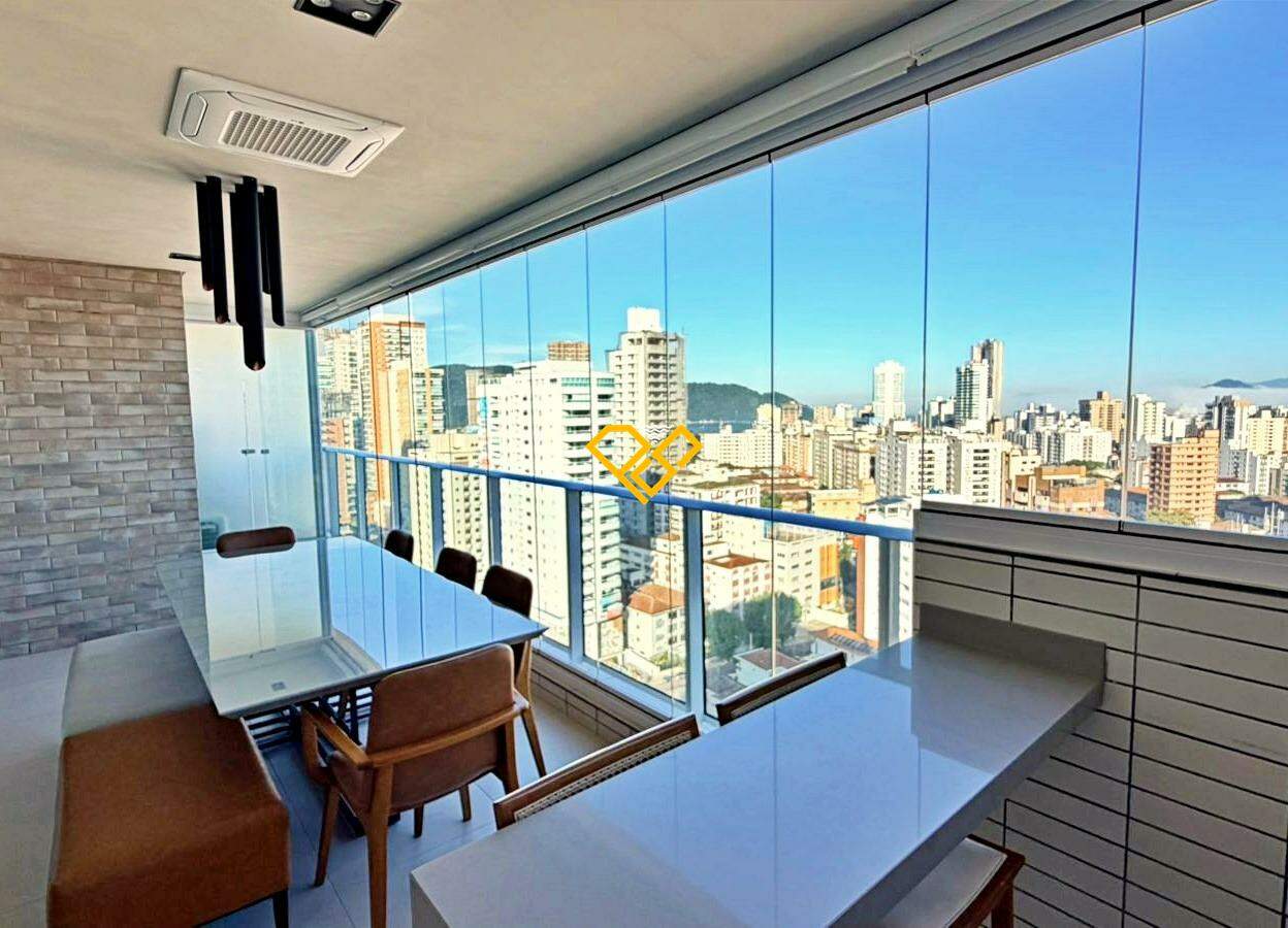 Apartamento à venda no Ponta da Praia: Varanda