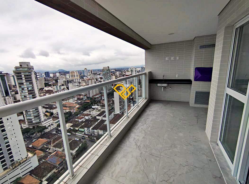 Apartamento à venda no Gonzaga: Varanda