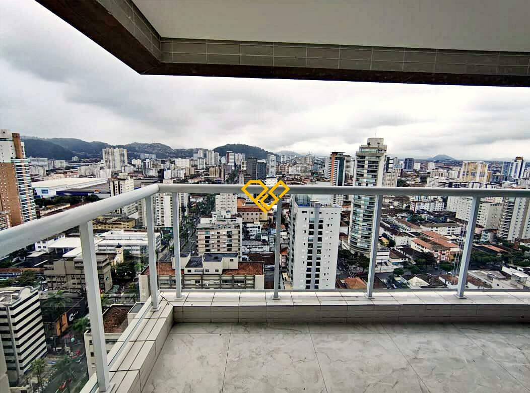 Apartamento à venda no Gonzaga: Varanda