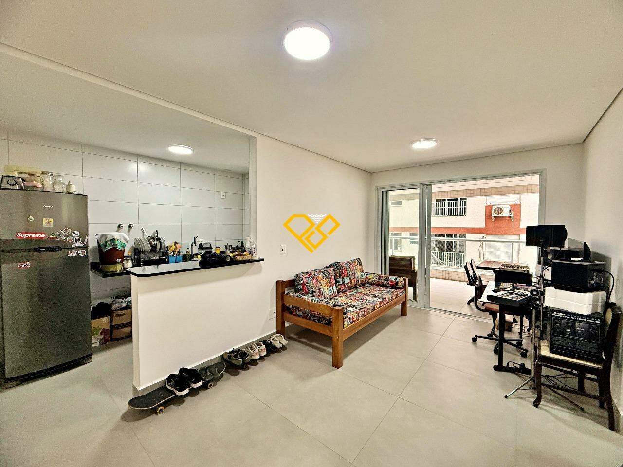 Apartamento à venda no Aparecida: Sala e cozinha