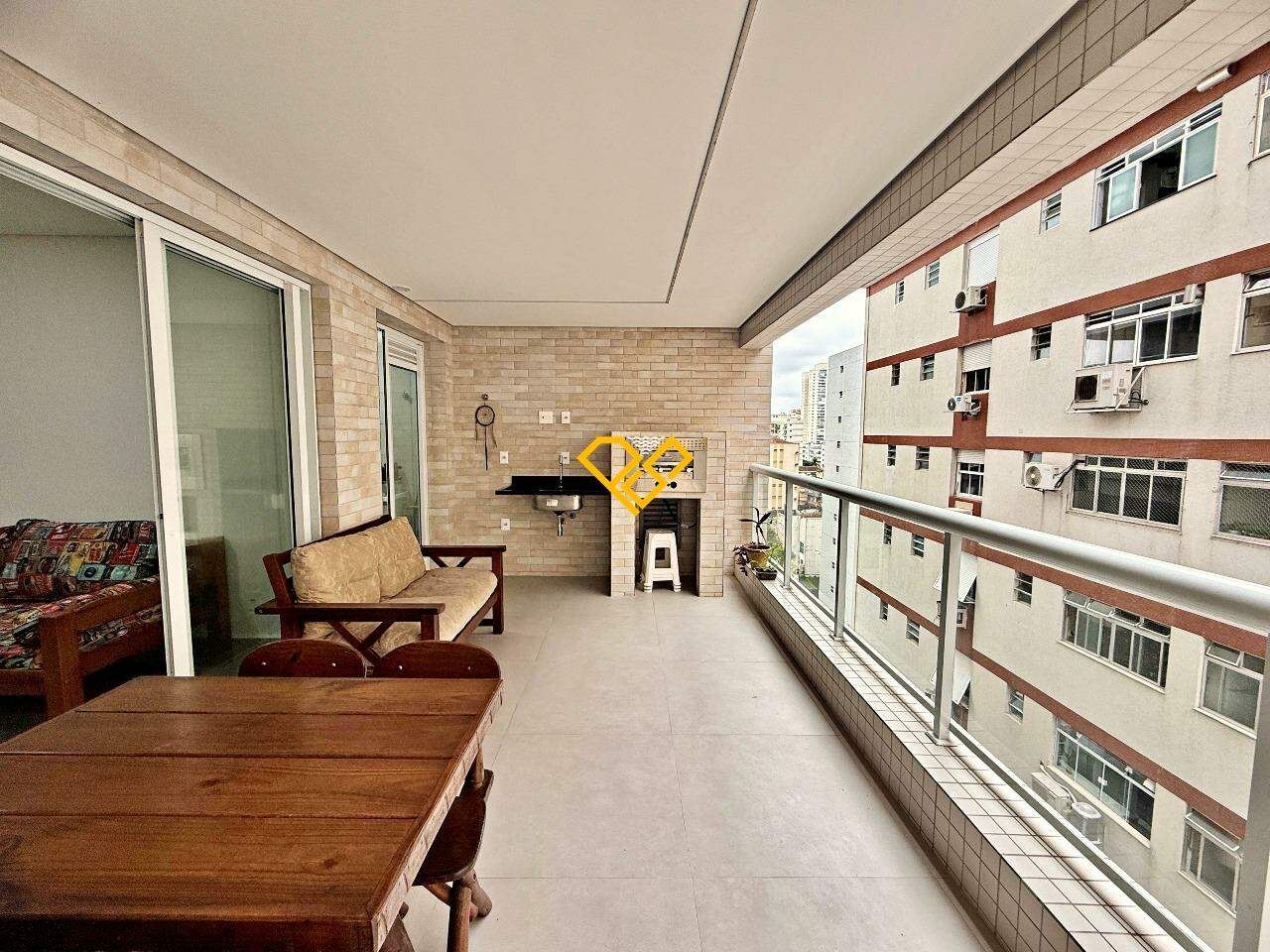 Apartamento à venda no Aparecida: Varanda