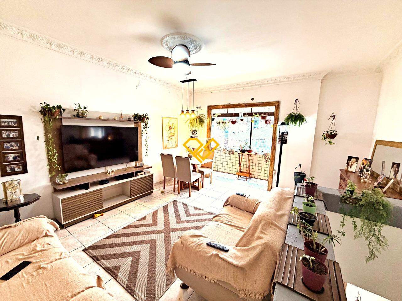 Apartamento à venda no Gonzaga: Sala