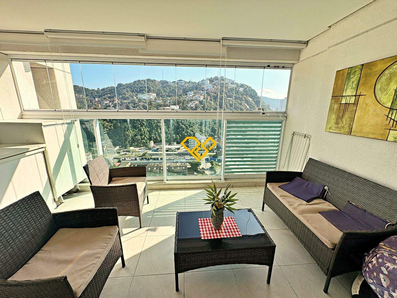 Apartamento à venda no José Menino: Varanda