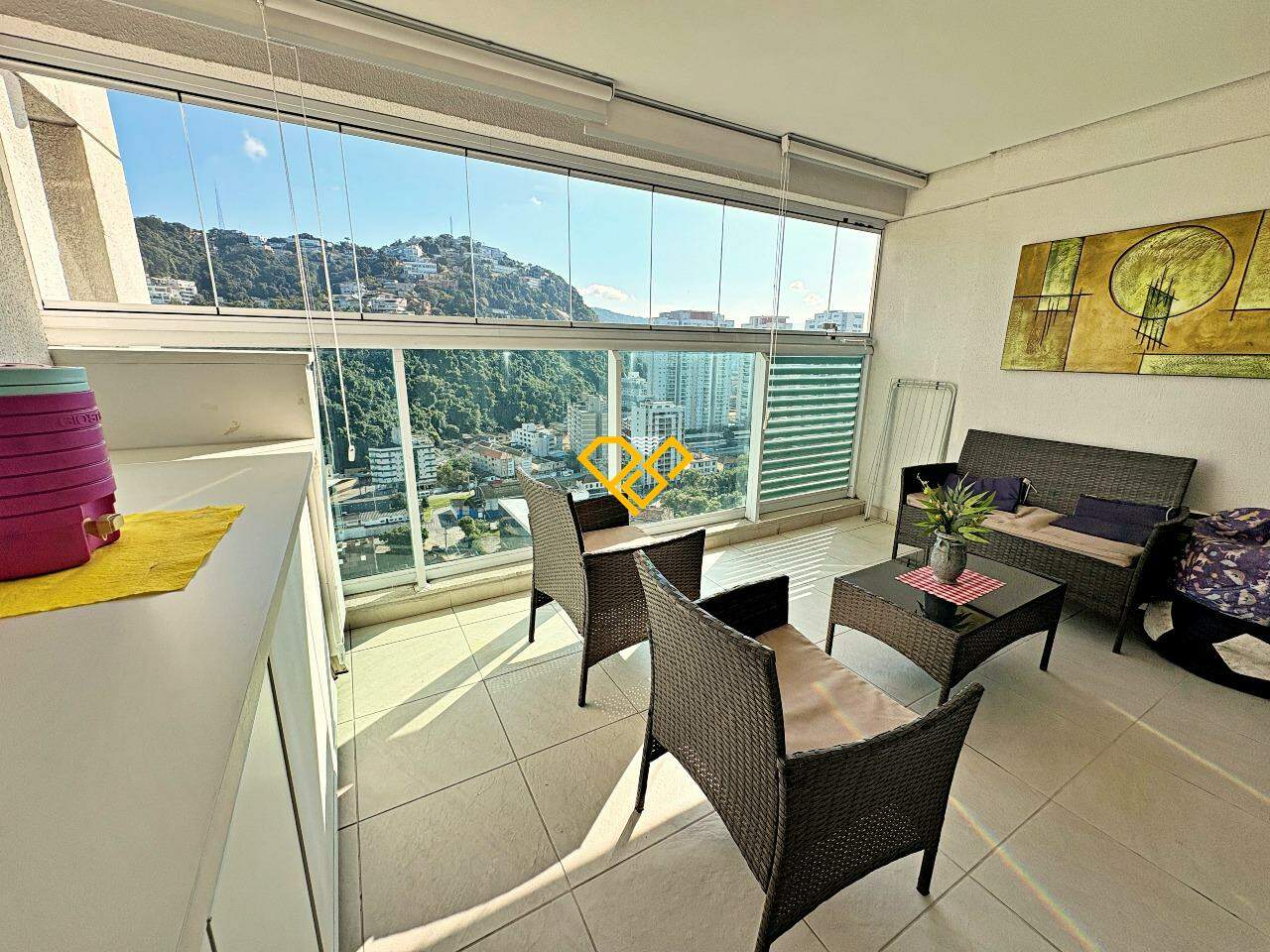 Apartamento à venda no José Menino: Varanda
