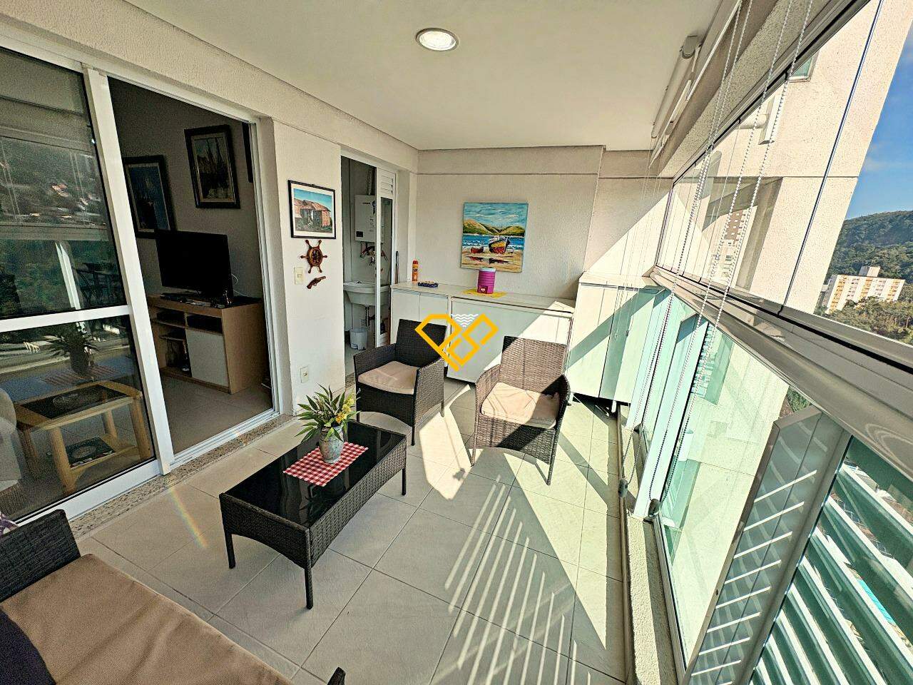 Apartamento à venda no José Menino: Varanda