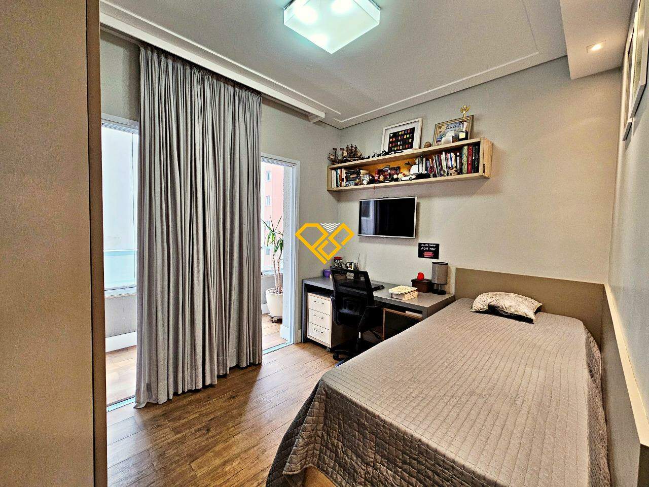 Apartamento à venda no José Menino: Dormitório 2