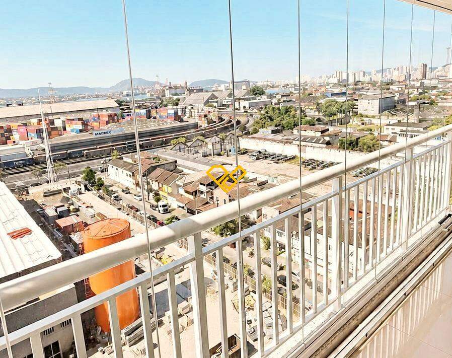 Apartamento para aluguel no Vila Mathias: Varanda