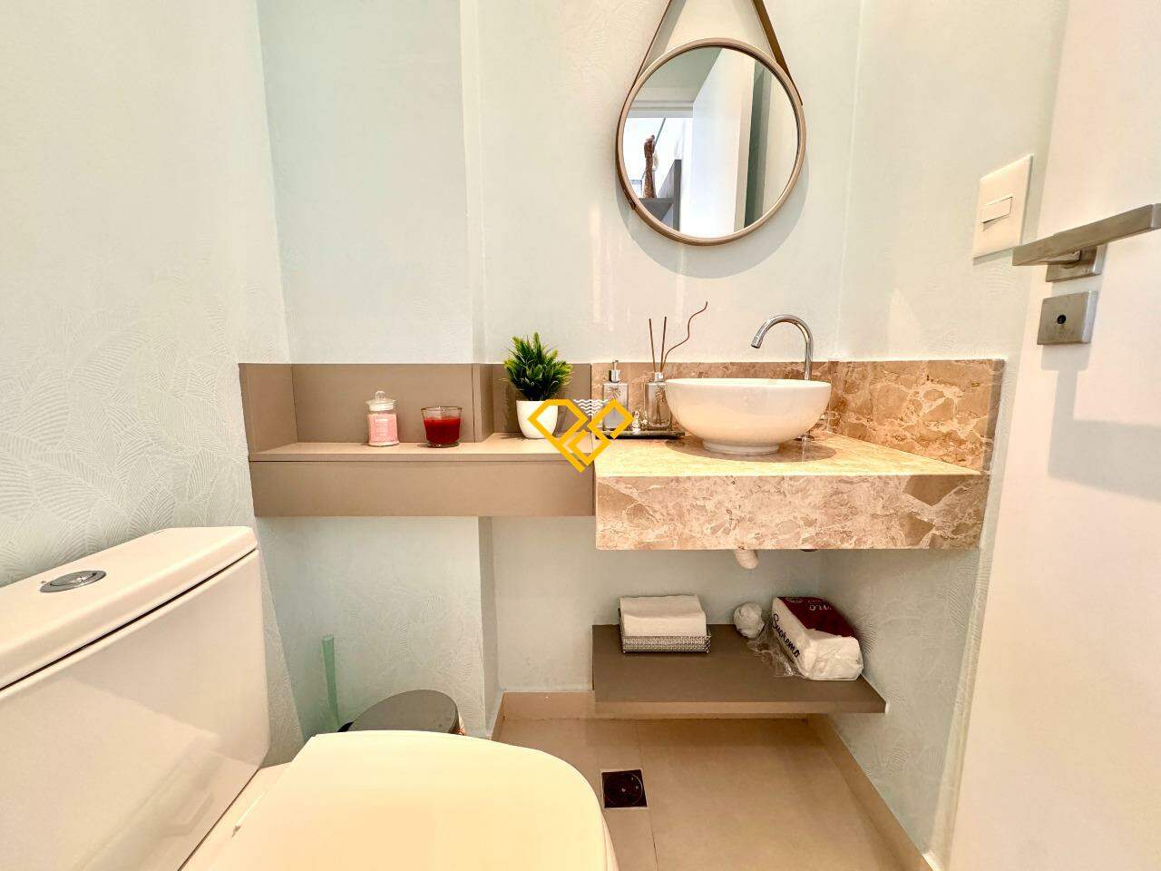 Apartamento à venda no José Menino: Lavabo