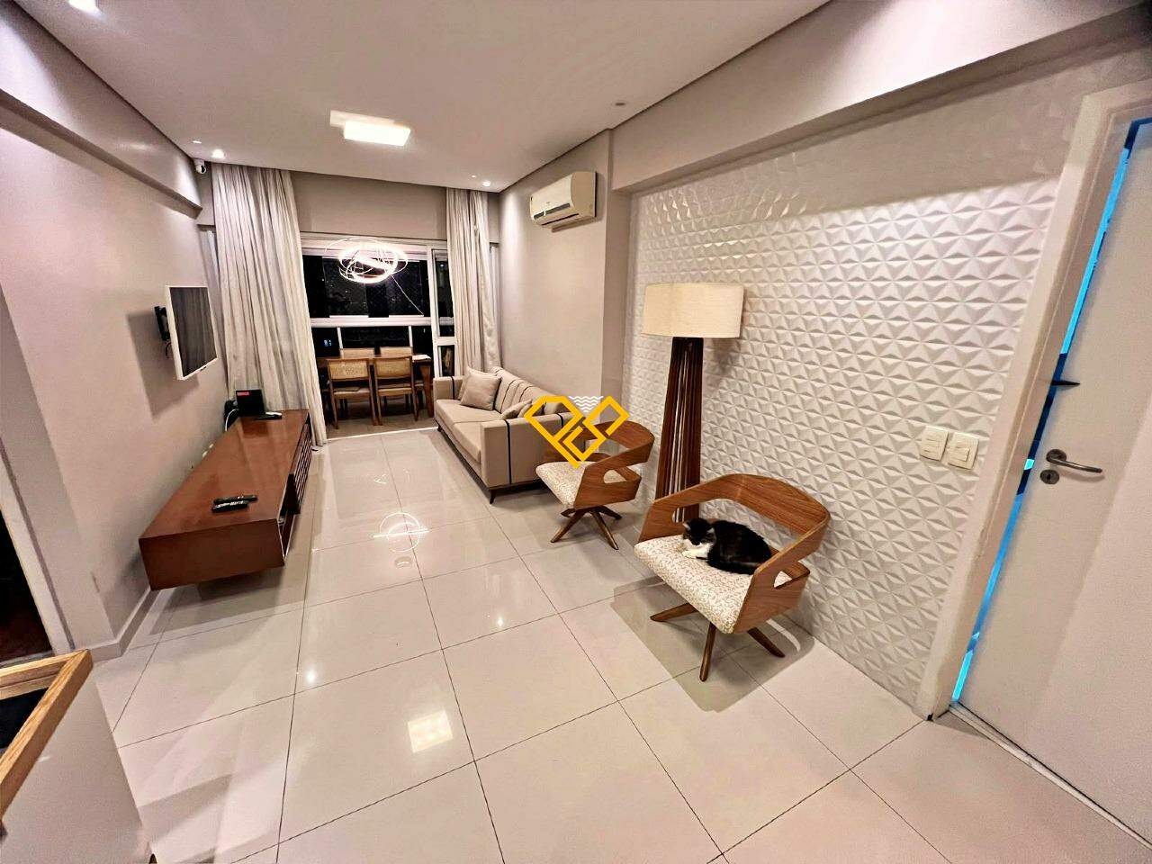 Apartamento à venda no Gonzaga: Sala