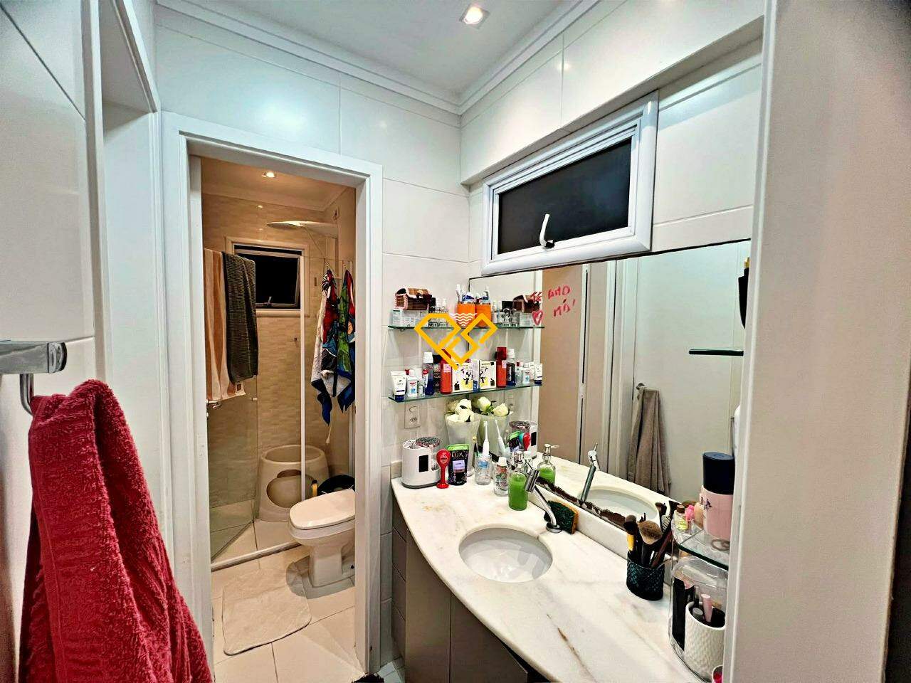 Apartamento à venda no Gonzaga: Wc suíte americana 2 e 3
